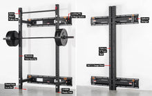 Load image into Gallery viewer, Folding wall rack with safety arms