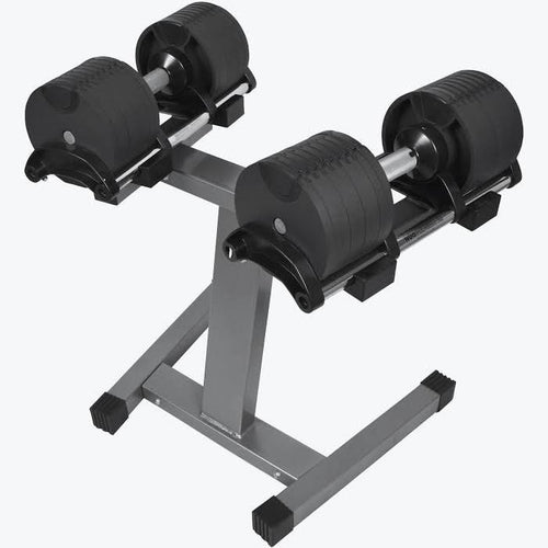 Nuobell style adjustable weights with rack
