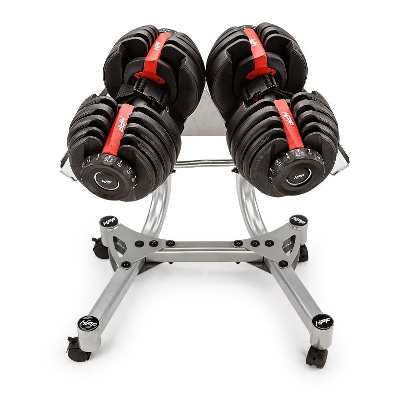 5-52.5 Iron Armour Adjustable dumbbells with Stand