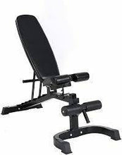 Load image into Gallery viewer, Iron Armour fid bench with leg extension attachment.