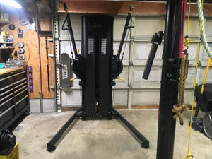 Motion trainer with adjustable Pulleys