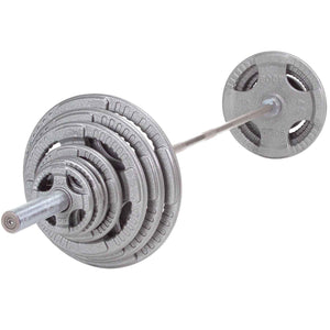 Olympic 265lbs Plate and Bar Set