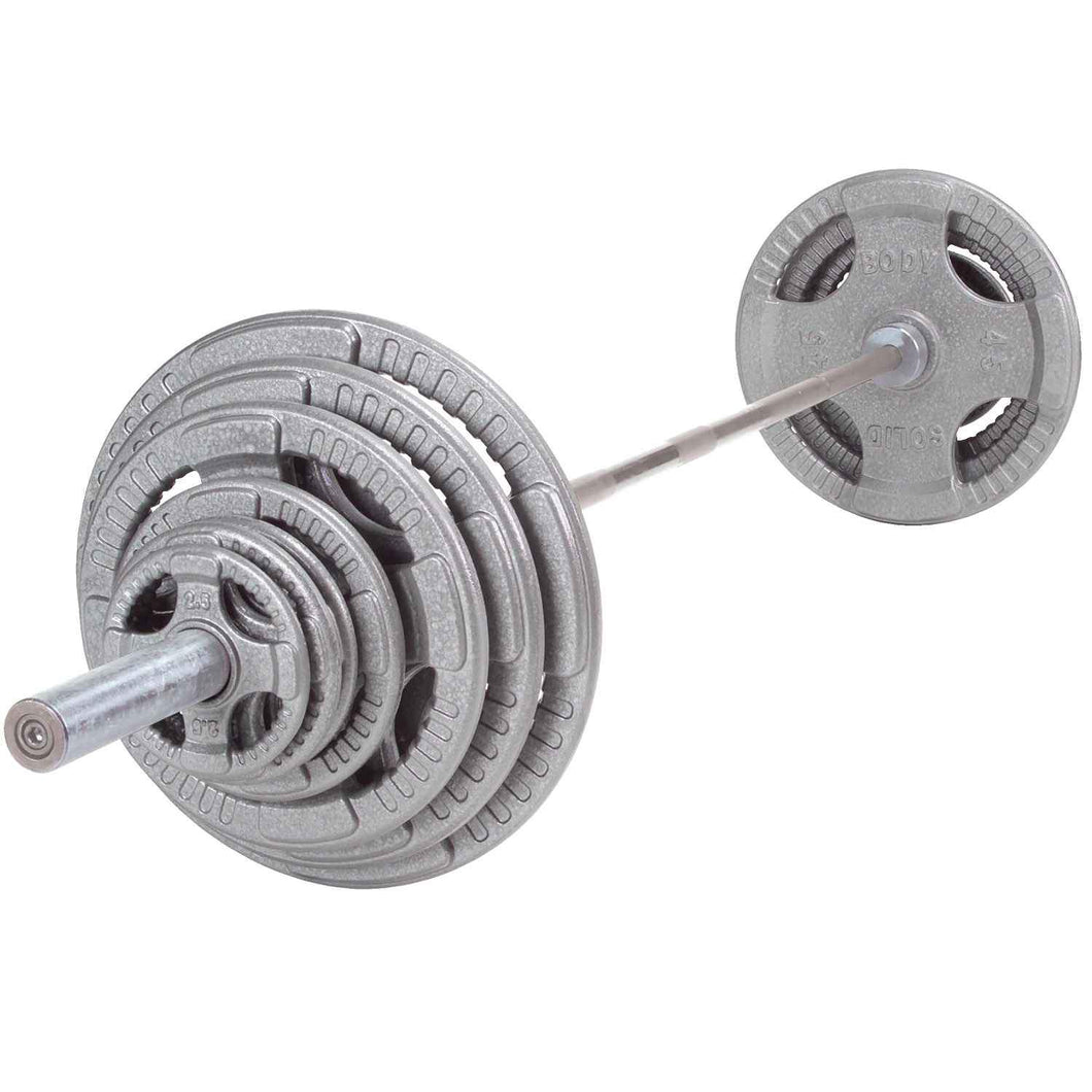 Olympic 265lbs Plate and Bar Set