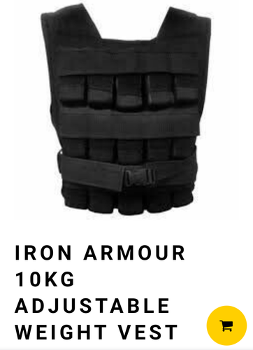 10kg adjustable weighted vest
