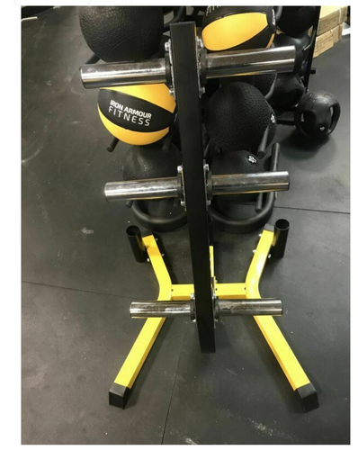 Weight stand with three bar bar holder