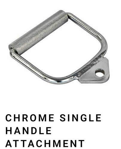 Chrome single handle
