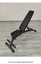 Load image into Gallery viewer, IRON ARMOUR FOLDING ADJUSTABLE BENCH