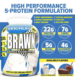 5lbs Magnum Brawn Protein